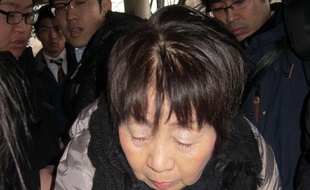 La Japonaise Chisako Kakehi, poursuivie pour le meurtre de plusieurs de ses maris, le 13 mars 2014 à Kyoto