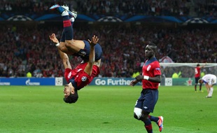 Tulio de Melo après son but décisif le 29 août 2012.