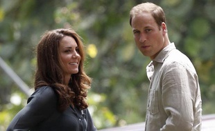 Le prince William et sa compagne Kate, le 15 septembre 2012, sur l'île de Borneo (Malaisie).