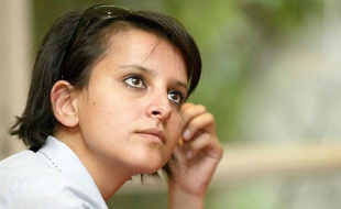 Najat Vallaud-Belkacem, secrétaire nationale du PS aux questions de société et porte-parole de Ségolène Royal.