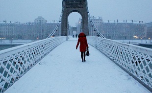 Lyon sous la neige, le 15 janvier 2013
