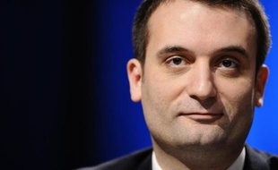 Le vice-président du FN Florian Philippot à Metz le 9 mars 2015