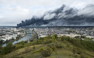 Feu de l usine Lubrizol de Rouen (Archives)