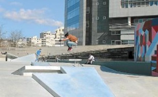 Le streetpark est déjà utilisé depuis plusieurs semaines par les riders.