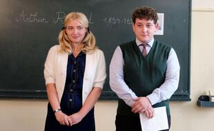 La brillante Annick (Lula Cotton-Frappier) et le sensible Pichon (Nathan Parent) dans la série « Mixte ».