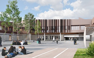 Le collège Jaques Ellul dans le quartier de la Bastide ouvrira en septembre 2021.