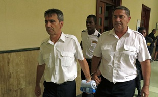 Bruno Odos et Pascal Fauret en République dominicaine, le 17 juin 2014.
