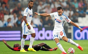 Alaixys Romao et Florian Thauvin au Vélodrome face à Nice vendredi.