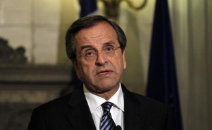 Le Premier ministre grec, Antonis Samaras, a fixé samedi comme "priorité" à la Grèce un "rapport positif" de la troïka chargée par l'UE et le FMI de veiller à son redressement, pour la maintenir à flot et dans l'euro.