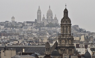 Illustration de Montmartre à Paris, le 4 décembre 2014.