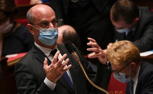 Jean-Michel Blanquer à l'Assemblée, le 19 octobre 2021.