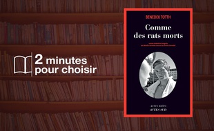 «Comme des rats morts» par Benedek Toth chez Actes Sud (21,80€, 254 p.).