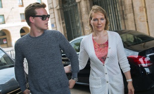 Margarita Louis-Dreyfus et son fils Kyril à Marseille le 28 août 2016