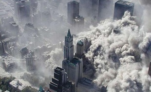 Photo prise le 11 septembre 2001, à New York