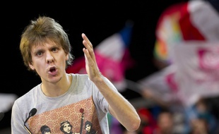 Thierry Marchal-Beck lors du Congrès des Jeunes socialistes à Strasbourg, le 19 novembre 2011.