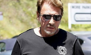 Johnny Hallyday le 6 mai 2010 à Beverly Hills, Etats-Unis.