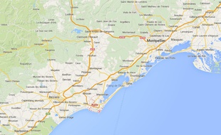 Google map de l'Hérault.
