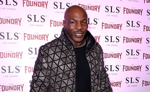 Le boxeur Mike Tyson à Las Vegas