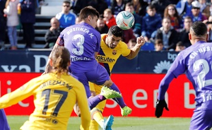 Suarez et Griezmann lors de la victoire du Barça à Leganes, le 23 novembre 2019.