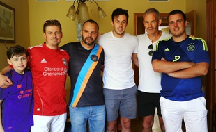 Des supporters de Liverpool accueilli par des Madrilènes pour la finale de la Ligue des champions.