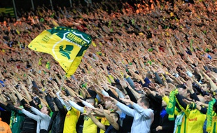 NANTES, le 25/10/2013 Les supporters lors du match FC Nantes contre Lille