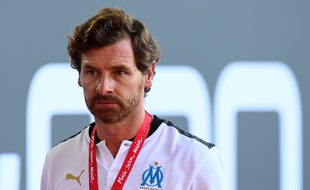 André Villas-Boas lors du match amical Bayern Munich - Olympique de Marseille, le 31 juillet 2020.