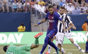 Neymar a fait souffrir la défense de la Juventus samedi soir
