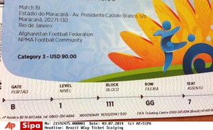 Des billets pour la Coupe du monde 2014 au Brésil.