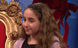 Laurel Griggs sur le plateau du «Saturday Night Live».