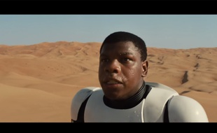 L'acteur John Boyega dans «Star Wars VII».