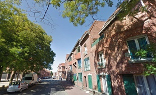 La rue Archimède, à Roubaix.