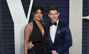 Le chanteur Nick Jonas et sa femme, l'actrice Priyanka Chopra.