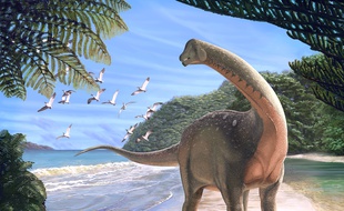 Un dinosaure. Illustration.