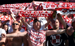 Un supporter polonais à Nice, le 12 juin 2016.