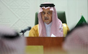 Le ministre saoudien des Affaires étrangères, le prince Saoud al-Fayçal, en avril 2014 à Ryad