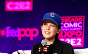 L'actrice Millie Bobby Brown à Chicago.