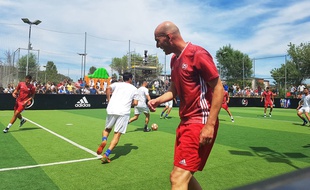 Zinedine Zidane et sa famille participaient à un tournoi de foot à 5 à Aix-en-Provence