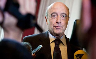 Alain Juppé, le 26 avril 2012 à l'hôtel de ville de Bordeaux