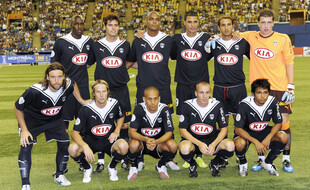 Une partie de l'équipe des Girondins de 2009.