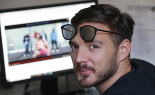Hugo Roth Raza, youtubeur Strasbourgeois. Le 15 octobre 2019.