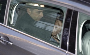 L'ancien patron de l'UMP Jean-François Copé à son arrivée au pôle financier le 3 février 2015 à Paris