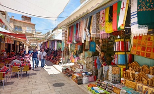 Le marché de la vieille ville de Jérusalem.
