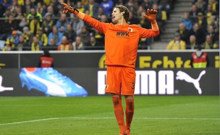 Le gardien d'Augsburg Marvin Hitz
