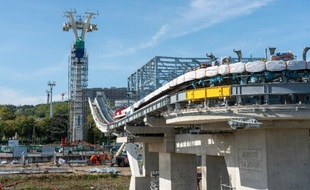 Une des trois stations du futur téléphérique de Toulouse, Téléo (illustration).