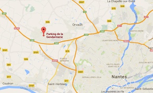 La gendarmerie de Sautron, à l'ouest de Nantes.