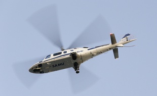 Un hélicoptère du Samu (illustration).