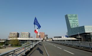 Cette vue d'un quartier de Lille, vide de tout être humain, n'a pas été réalisée en 2054, mais pendant le premier confinement (illustration).