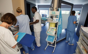 Une équipe de soins de l'hôpital Tenon, à Paris (illustration).