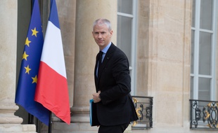 Le ministre de la Culture, Franck Riester, à l'Elysée, le 15 janvier 2020.