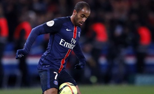 Lucas, le 3 février 2016 contre Lorient.